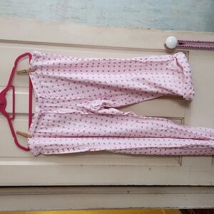 Old Navy Pink Heart Pajama Bottoms